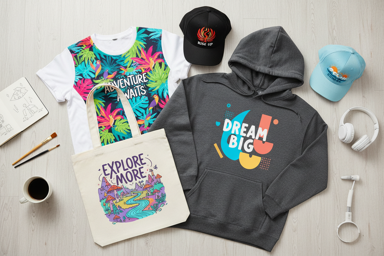 5 Creative Ways to Use DTF Prints for Custom Apparel
